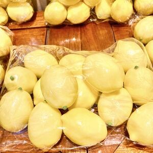 Realistic Artificial Decorative Lemons. 15pcs. Per Bag